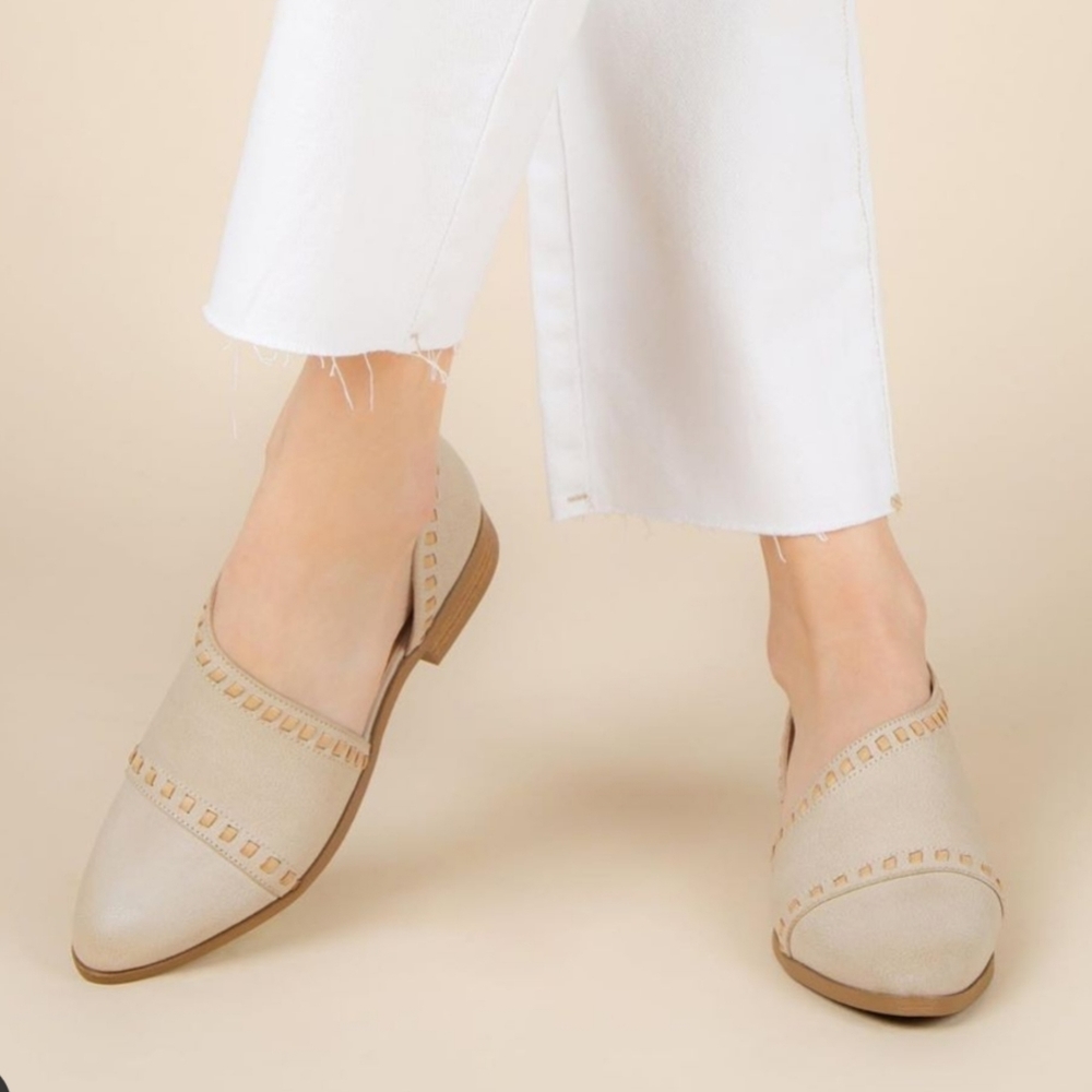 Arrived tone Open Shank Ballerina Mules - Picture 1 of 9